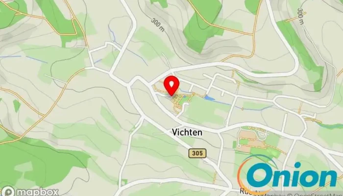 Kaart vun TotalEnergies Ladestation Ladestation für Elektrofahrzeuge zu Vichten