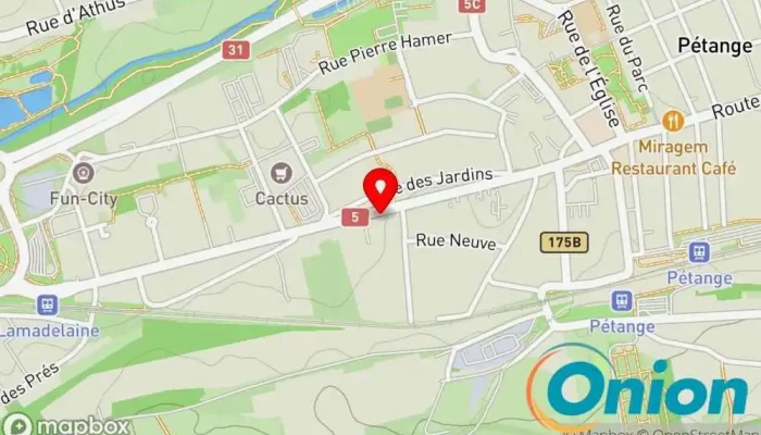 Kaart vun Tradeo IT-Berater zu Pétange