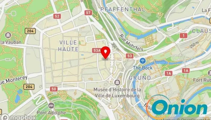 Kaart vun Urban Restaurant zu Luxemburg