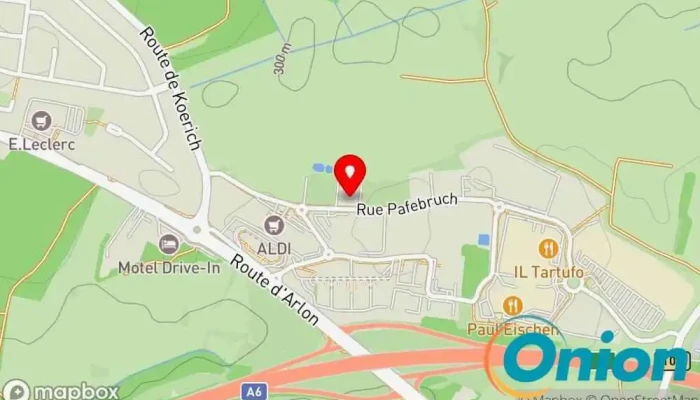 Kaart vun Victor Buck Services Digitaldruck-Service, Business-to-Business-Dienst, Fernsprechamt zu Mamer