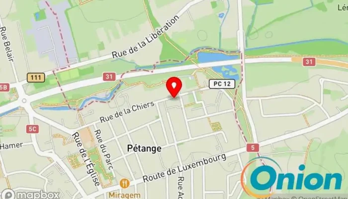 Kaart vun Voltalux Electricité Sàrl Sàrl Elektriker zu Pétange
