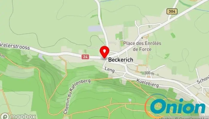 Kaart vun Walux Bioenergy Sàrl Fachhandel für Kaminöfen, Schornsteinfeger, Kaminhersteller, Holzofengeschäft zu Beckerich
