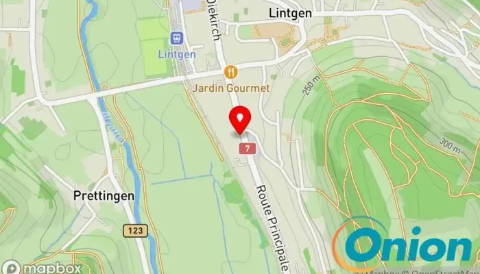 Kaart vun Werkstatt MULLER LINTGEN Autowerkstatt, Karosseriewerkstatt, Autokarosseriebauer, Kfz-Prüfstelle, Mietwagenanbieter, Abschleppdienst, Gebrauchtwagenhändler zu Lintgen
