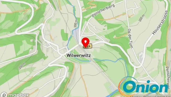 Kaart vun Wilwerwiltz Parkplatz zu Kiischpelt