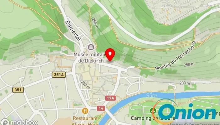 Kaart vun Zens Sàrl Garagentoranbieter zu Diekirch